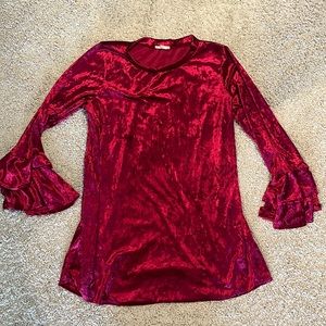 Sweet Pea Velvet Dress